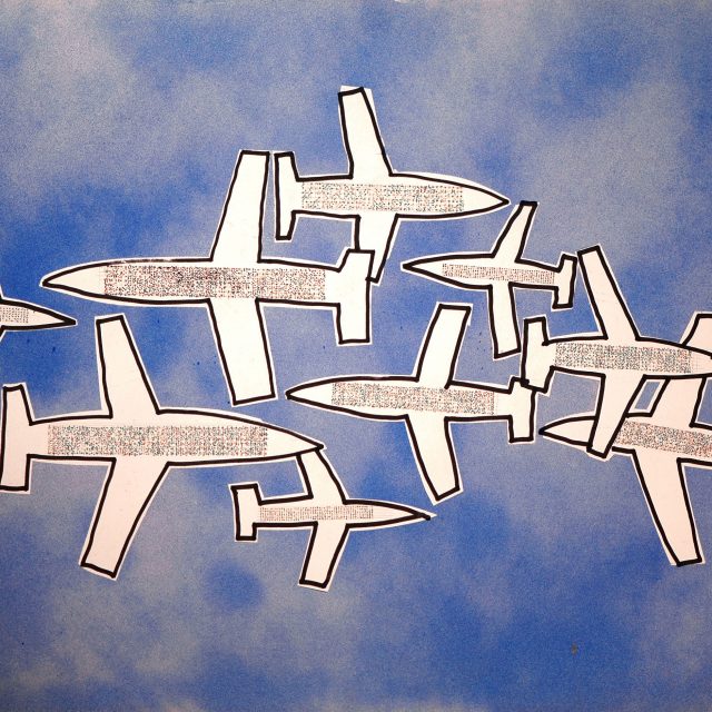 MENSCHENTEPPICHBRÜCKEN IN LUFTKORRIDOREN