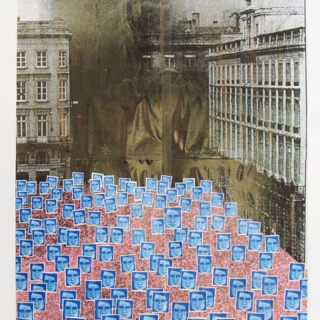 GROSSER MENSCHENTEPPICH, EIN GEMEINSAMES GESPINST HOCHHALTEND