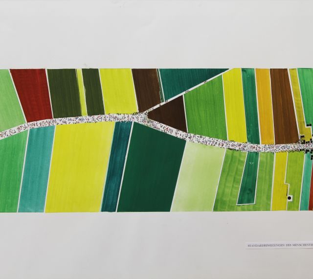 MENSCHENTEPPICH-STANDARDFORMAT: FLUCHT